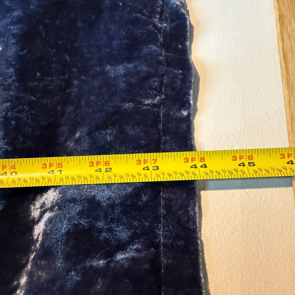 Pottery Barn Teen L/XL Harry Potter Ravenclaw Robe Blue Crushed Velvet Tie Waist - Picture 9 of 10